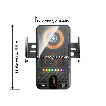 🚗 50% OFF NOW! 📱 2-in-1 Car Phone Holder & Wireless Charger – 360° Rotation, Strong Grip & Fast Charging 🔋