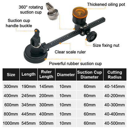 🔥49% OFF Christmas Sale🔥Glass Compass Gauge Cutter