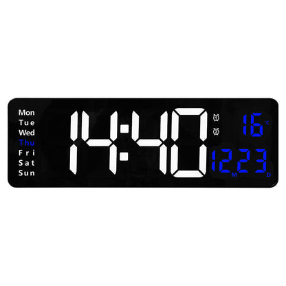 📢📢48% OFF !! ⏰16" Large Digital Clock with Temperature, Date, Auto DST, Night Light, Auto Brightness Dimmer