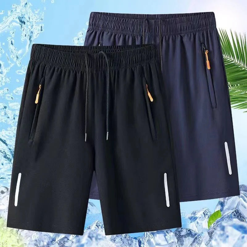 💎 -49% ON MEN'S ELASTIC SUMMER SHORTS! 💎 Breathable, Zippered Pockets & Stretch Fit🩳❄️