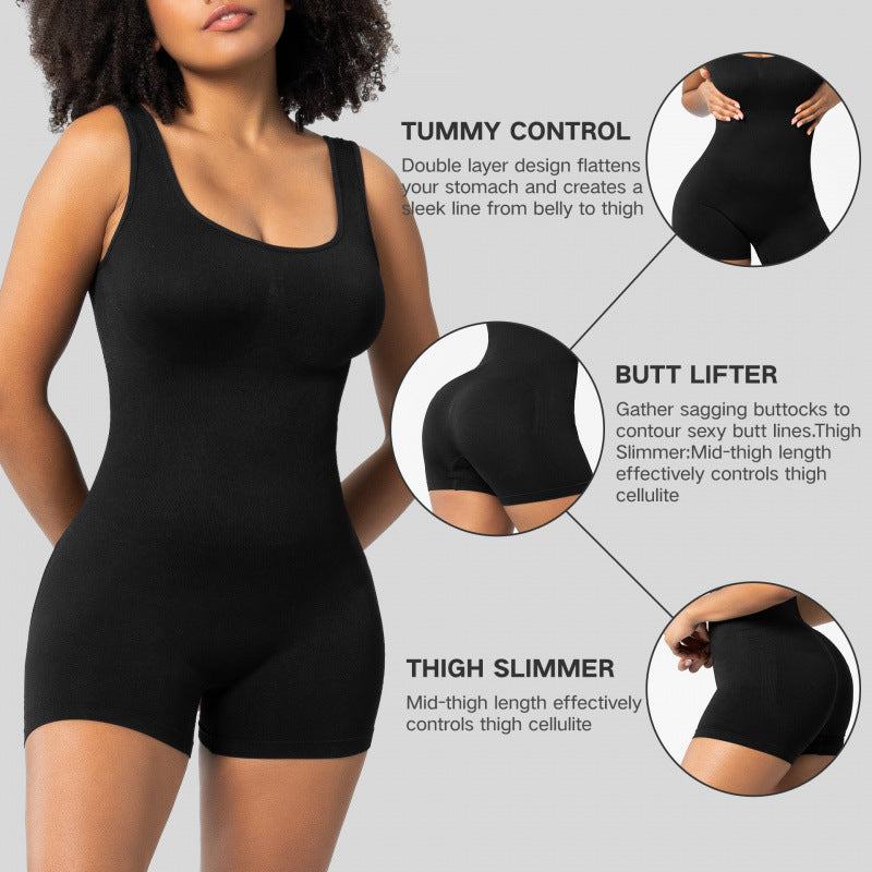 🔥49% Off for a Limited Time!⏰Tummy Tuck & Hip Lift Traceless One-piece Shapewear