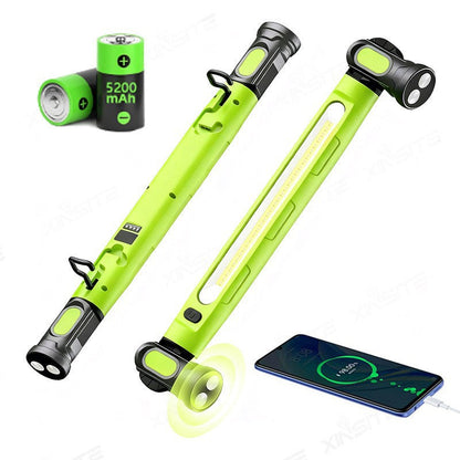 📢📢49% OFF !! ⏰3000LM LED Work Light – Magnetic + hook, 5200mAh battery, 360° rotation. Type‑C fast charge. Bright as day anywhere! 🔋✨