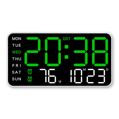📢40% OFF!⏰【One Screen to Manage Your Rhythm】 Multifunctional LED Clock—Time, Temperature, Ambiance, All at a Glance! ✨