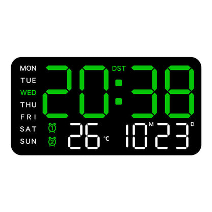 📢40% OFF!⏰【One Screen to Manage Your Rhythm】 Multifunctional LED Clock—Time, Temperature, Ambiance, All at a Glance! ✨