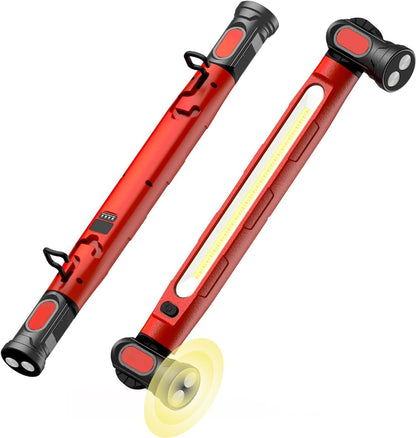 📢📢49% OFF !! ⏰3000LM LED Work Light – Magnetic + hook, 5200mAh battery, 360° rotation. Type‑C fast charge. Bright as day anywhere! 🔋✨