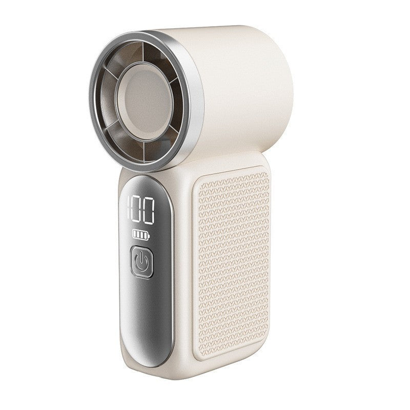 🌬️ LIMITED-TIME 49% OFF! ✨ Turbo Handheld Fan – LED Display, 6 Speeds, 3000mAh 🔋