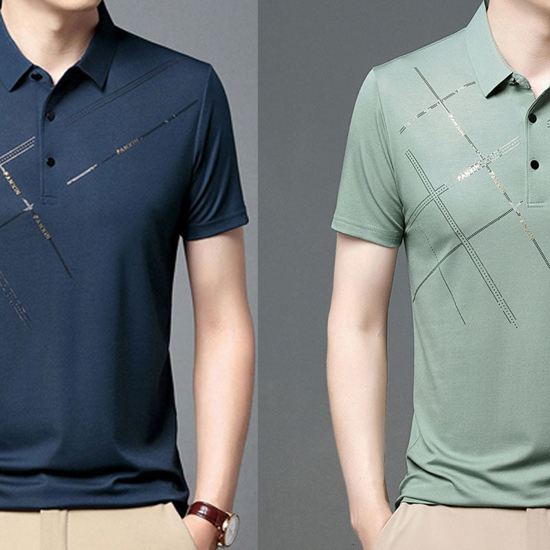 🎁Hot Sale 49% OFF⏳Men's Ice Silk Stretch Shirt