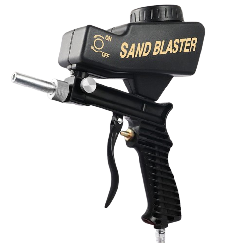 🚀 Portable Pneumatic Sand Blaster Gun – Rust Removal, Polishing & Detailing Tool