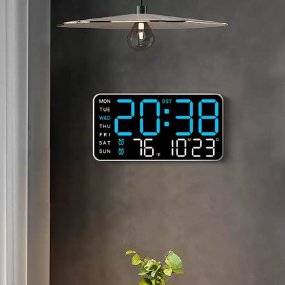📢40% OFF!⏰【One Screen to Manage Your Rhythm】 Multifunctional LED Clock—Time, Temperature, Ambiance, All at a Glance! ✨