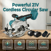 ⚡🛠️ 49% DISCOUNT! High-speed cordless circular saw with brushless motor – Powerful, cordless & precise