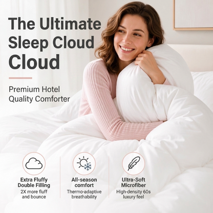 🏆LAST DAY 49% OFF🛏️Ultra Soft Luxury Hotel Style Comforter