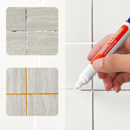 🎉LAST DAY SALE ONLY ￡7.99!!🖌️ Anti-Mould & Waterproof Joint Pen for Ceramic Tiles! 🧱