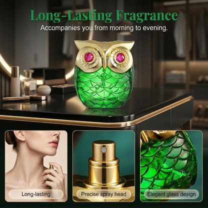 ⏳Time-Limited Special⏰Mystical Aroma Owl Perfume – Mysterious Scent, Elegant Owl Bottle, Long-Lasting. 🌙💎