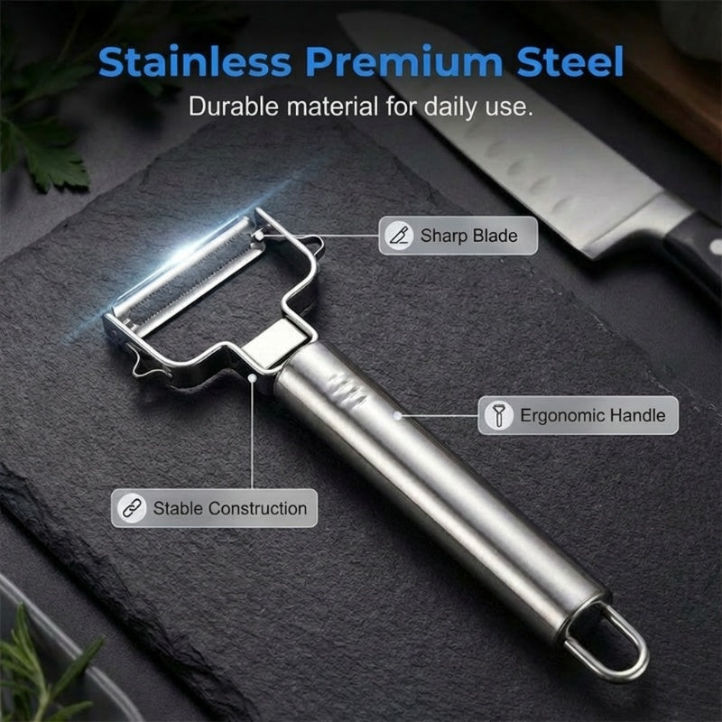 🔥HOT SALE🍴Multi Stainless Steel Peeler Slicer✨
