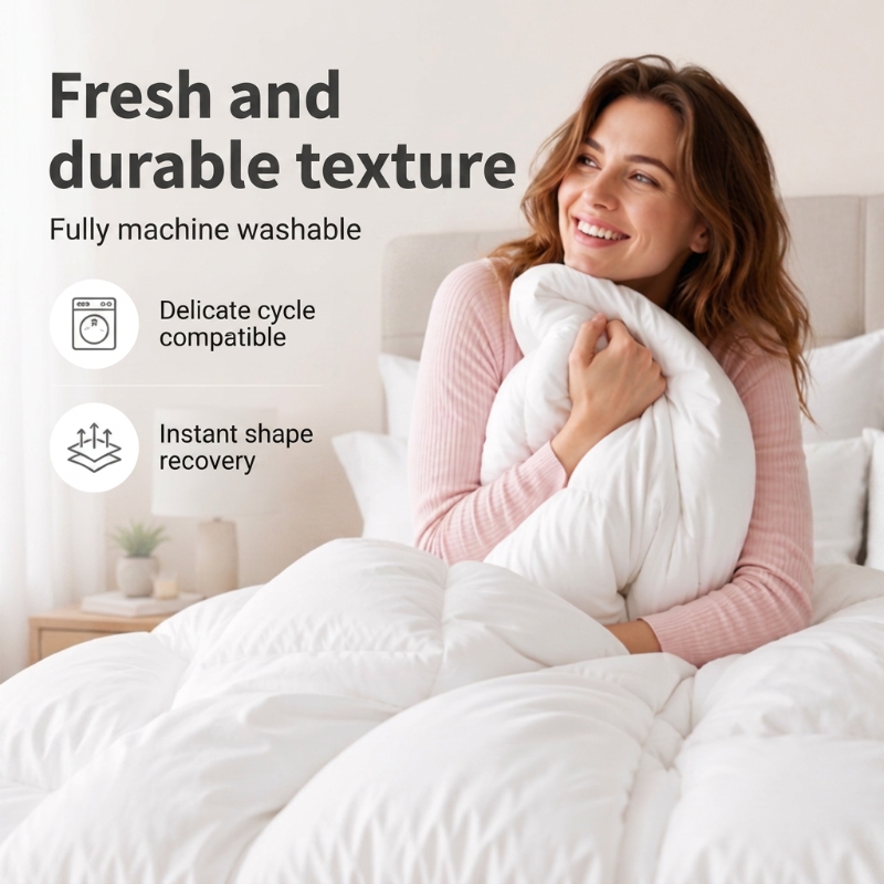 🏆LAST DAY 49% OFF🛏️Ultra Soft Luxury Hotel Style Comforter