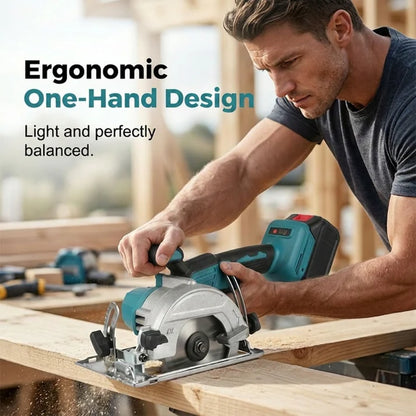 ⚡🛠️ 49% DISCOUNT! High-speed cordless circular saw with brushless motor – Powerful, cordless & precise