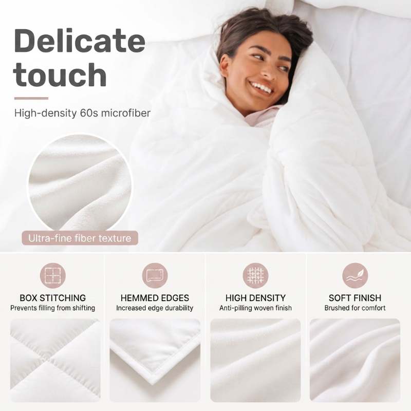 🏆LAST DAY 49% OFF🛏️Ultra Soft Luxury Hotel Style Comforter