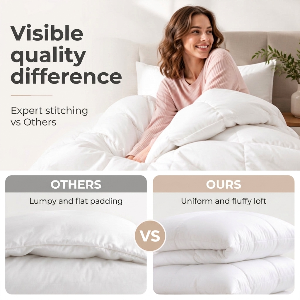 🏆LAST DAY 49% OFF🛏️Ultra Soft Luxury Hotel Style Comforter
