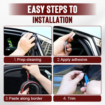 📣Limited-time offer!🚗Car Noise Reduction Dust-proof Rubber Seal Strip💨