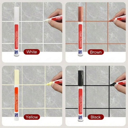 🎉LAST DAY SALE ONLY ￡7.99!!🖌️ Anti-Mould & Waterproof Joint Pen for Ceramic Tiles! 🧱