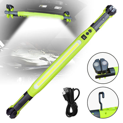 📢📢40% OFF !! ⏰3000LM LED Work Light – Magnetic + hook, 5200mAh battery, 360° rotation. Type‑C fast charge. Bright as day anywhere! 🔋✨