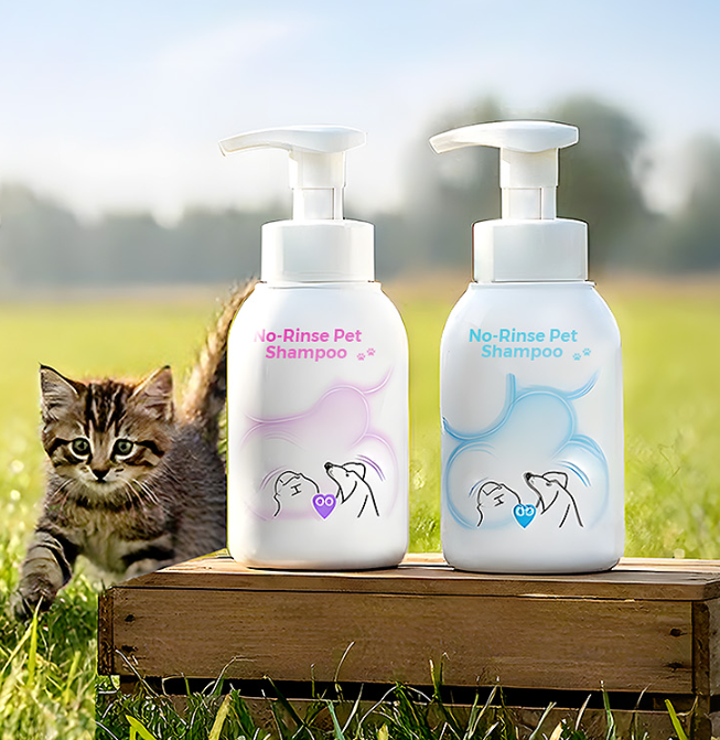 🐾No-Rinse Pet Shampoo Foam – 🥰Natural, Antibacterial & Gentle Formula for Stress-Free Dog & Cat Grooming!✨