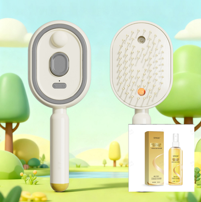 💆‍♀️ 45% OFF NOW! 💧 Electric Spray & Massage Hair Brush – Soothing Scalp Massage, Fine Mist Spraying & Smooth Hair Care – Detangle, Nourish, Relax ✨