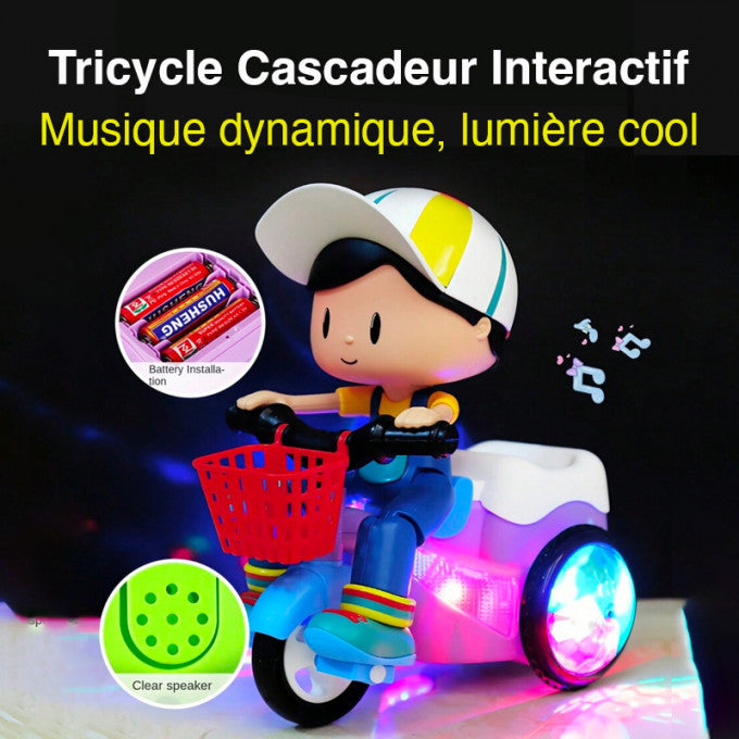 🚲 49% OFF NOW! 🎁 Acrobatic Tricycle for Kids – 360° spin, music & lights – Safe, durable & perfect for ages 1–4 ✨