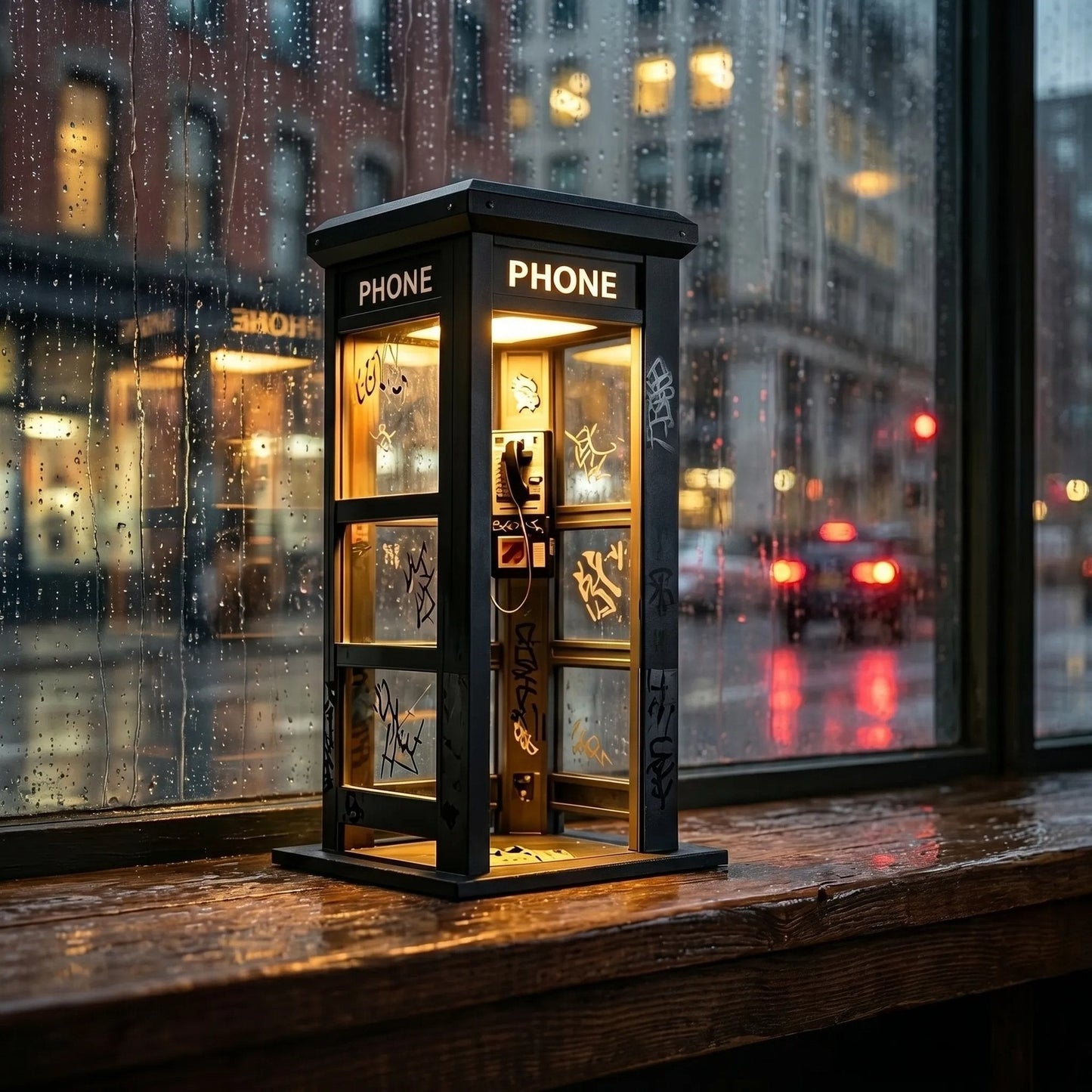 📞49% OFF NOW✨Vintage Phone Booth Ambient Lamp