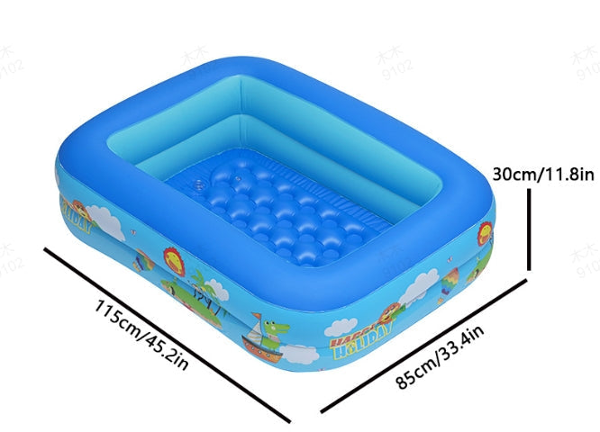 🏊 49% OFF NOW! 🎉 Children's Inflatable Pool – Sturdy PVC & easy setup – Perfect for backyard fun on hot days – safe and colourful for kids 🌞✨