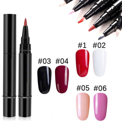 💅👣 Limited Time Buy 1 Get 1 Free! ✨One Step Nail Gel Pen🎨Free handheld mini UV nail lamp💡