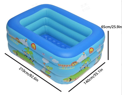 🏊 49% OFF NOW! 🎉 Children's Inflatable Pool – Sturdy PVC & easy setup – Perfect for backyard fun on hot days – safe and colourful for kids 🌞✨