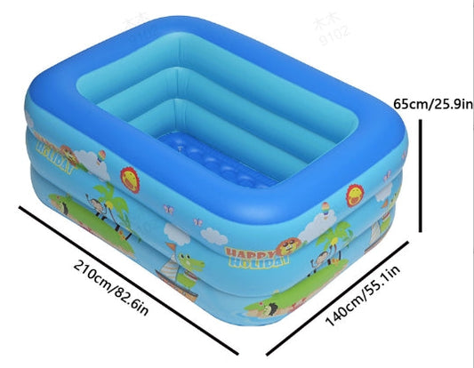 🏊 49% OFF NOW! 🎉 Children's Inflatable Pool – Sturdy PVC & easy setup – Perfect for backyard fun on hot days – safe and colourful for kids 🌞✨