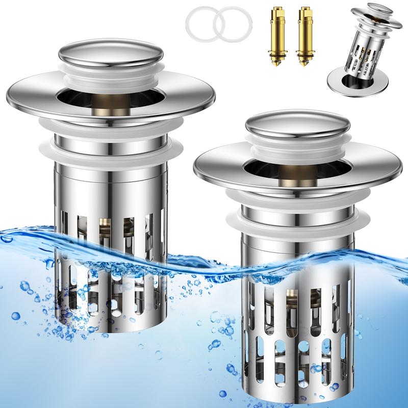 ✨️HOT SALE 49% OFF - 🔥Universal Stainless Steel Pop-Up Sink Drain Strainer