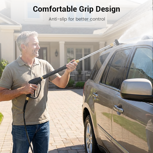 💧 49% OFF NOW! 🚗 Multifunction High-Pressure Car Wash Wand – Adjustable Nozzle, Leak-Proof Design & Perfect for Car, Garden & Outdoor Cleaning 🌿