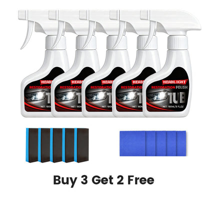 180ml Professional Car Headlight Restorer with Sponge
