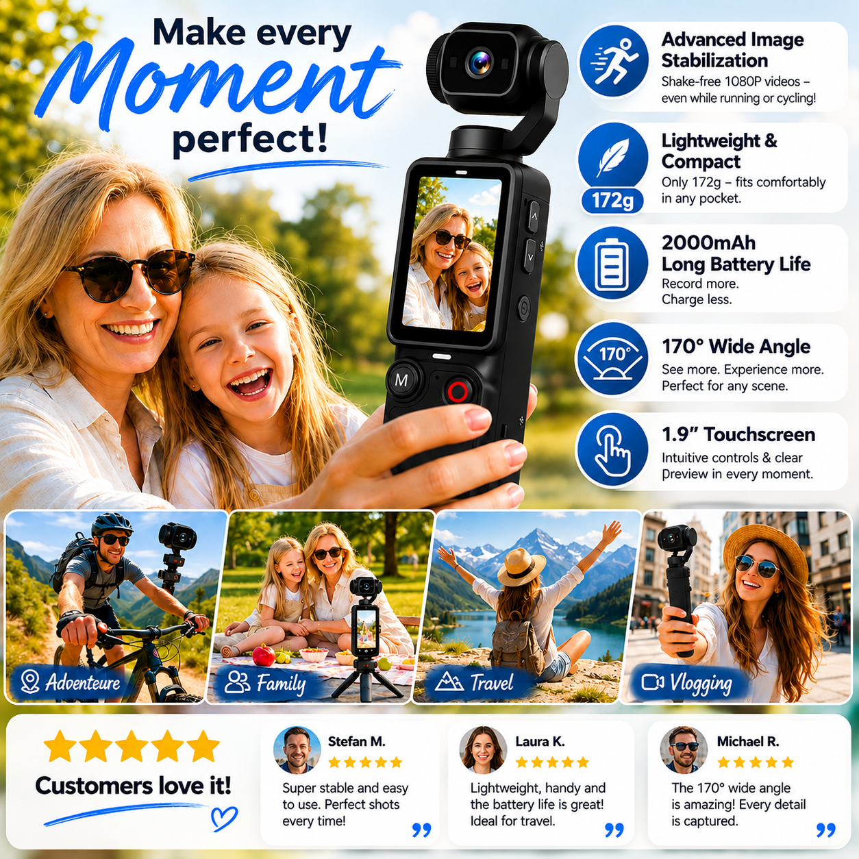📸✨ 【Limited Edition – 49% Off】Pocket camera with flip-up display – Take perfect selfies 📱💄 and share them instantly, no editing required