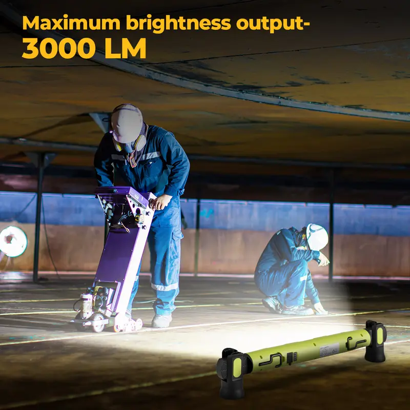📢📢49% OFF !! ⏰3000LM LED Work Light – Magnetic + hook, 5200mAh battery, 360° rotation. Type‑C fast charge. Bright as day anywhere! 🔋✨
