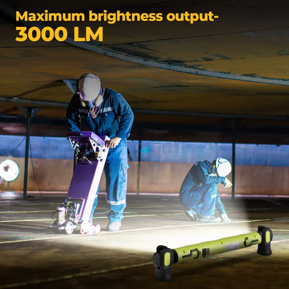 📢📢49% OFF !! ⏰3000LM LED Work Light – Magnetic + hook, 5200mAh battery, 360° rotation. Type‑C fast charge. Bright as day anywhere! 🔋✨