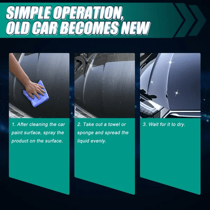 🥳2026 HOT SALE🥳💞50K+ SOLD!🚗✨ 49% OFF! 3‑in‑1 High Protection Quick Car Coating Spray – Waterless wash + polish + protection in one. Removes dirt & grime instantly – no rinsing, no fuss! 🧼💨