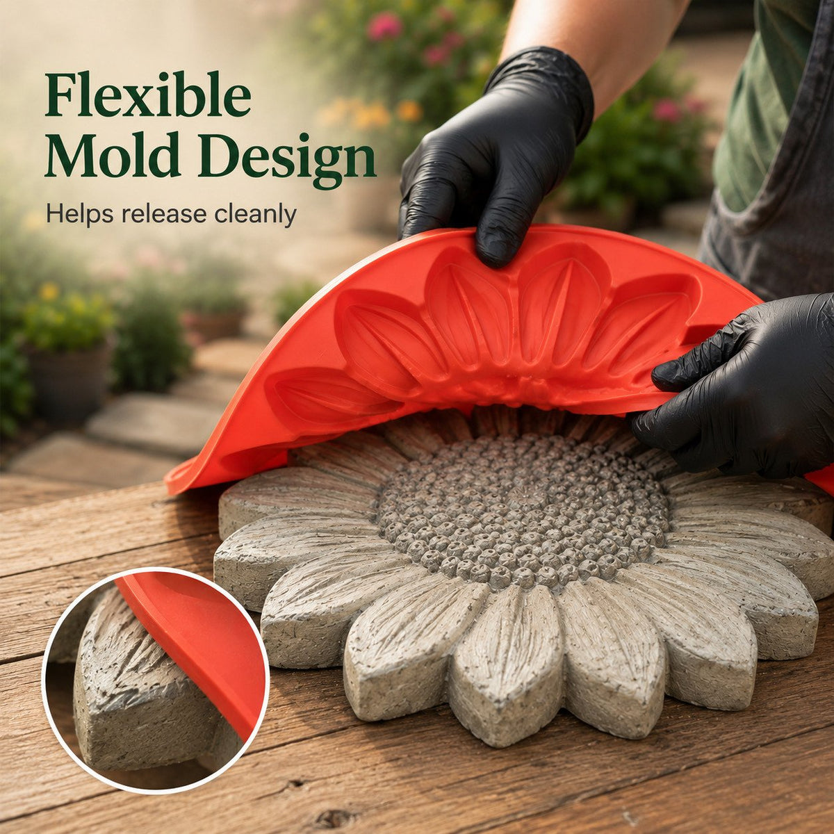 🌻 49% OFF NOW! 🎨 Reusable Garden Art Mold – Creative designs, durable & easy to use – Create unique garden decor with ease ✨