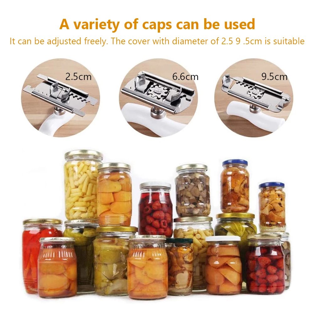 📢📢Last Day-49% OFF!!⏰Stainless Steel Jar Opener & Bottle Lid Remover