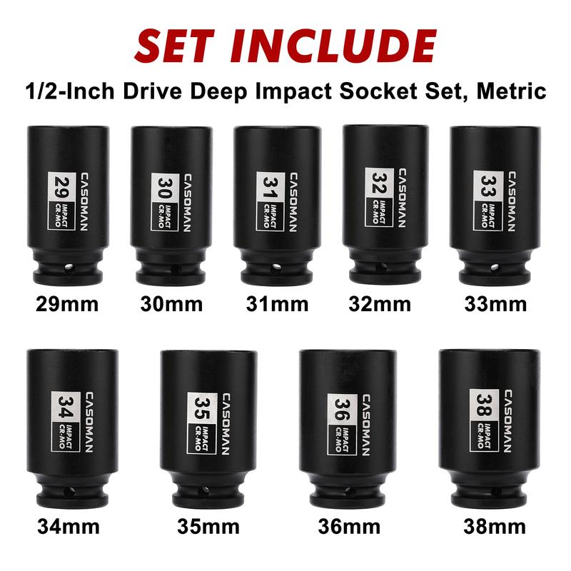 📢📢49% OFF⏰8-Piece Drive Impact Socket Set
