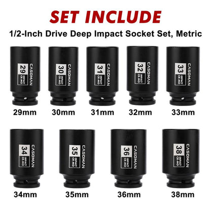 📢📢49% OFF⏰8-Piece Drive Impact Socket Set