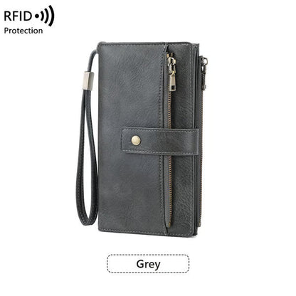 📢📢49% OFF !!!⏰Women's RFID Blocking Leather Wallet👛