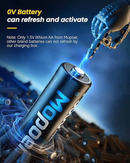 ✨HOT SALE 49% OFF🔋Li-ion Battery with Integrated Charging Storage Box💡Overcharge protection