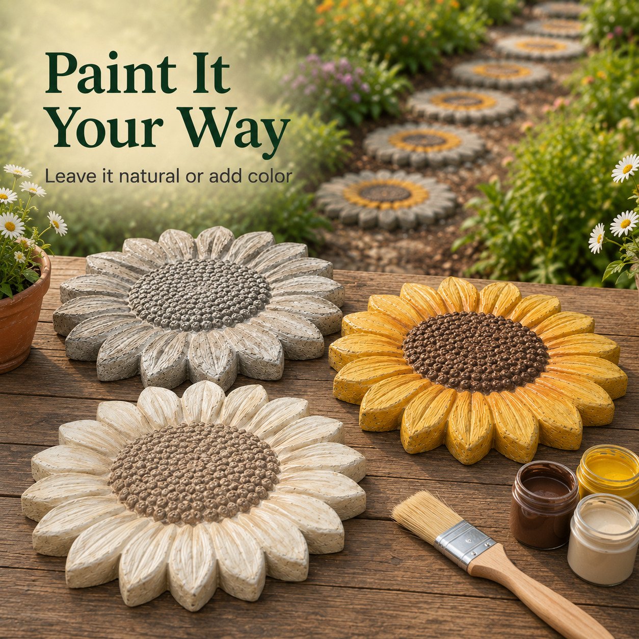🌻 49% OFF NOW! 🎨 Reusable Garden Art Mold – Creative designs, durable & easy to use – Create unique garden decor with ease ✨