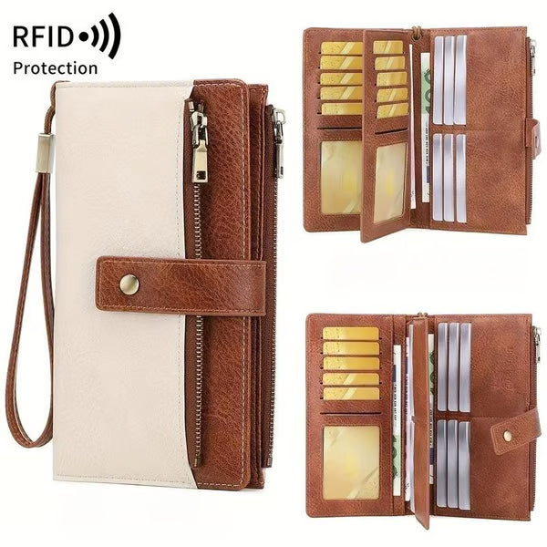 📢📢49% OFF !!!⏰Women's RFID Blocking Leather Wallet👛