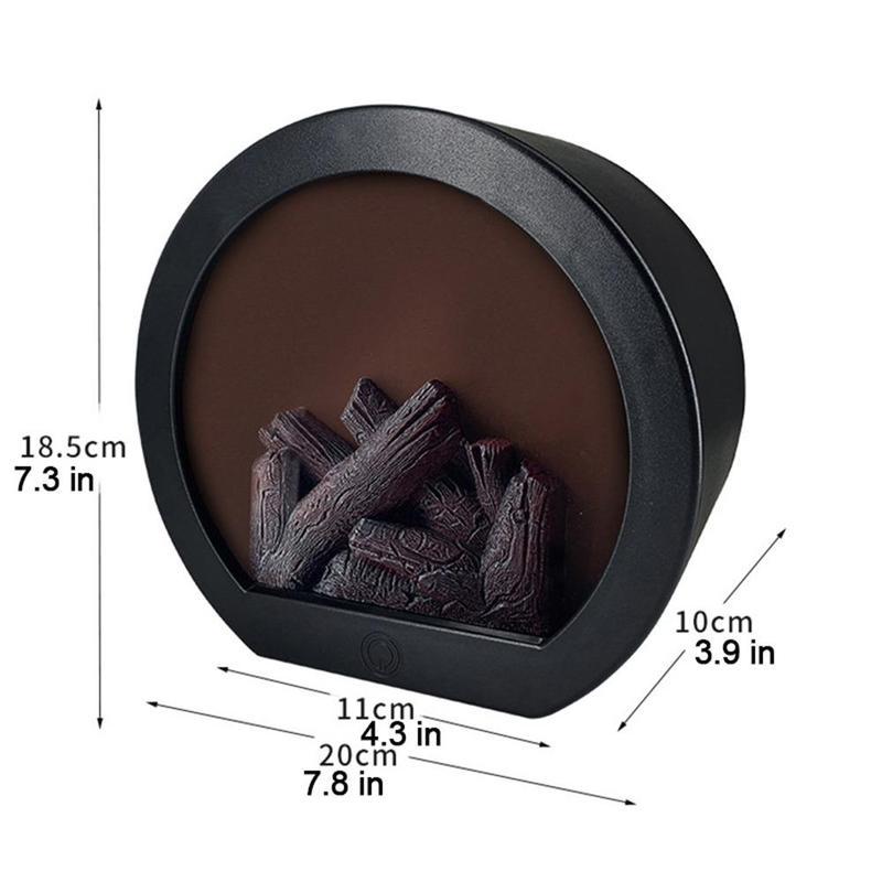 📢📢49% OFF !!!⏰Flameless LED Fireplace Decorative Lantern Lamp🔥