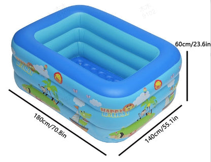 🏊 49% OFF NOW! 🎉 Children's Inflatable Pool – Sturdy PVC & easy setup – Perfect for backyard fun on hot days – safe and colourful for kids 🌞✨